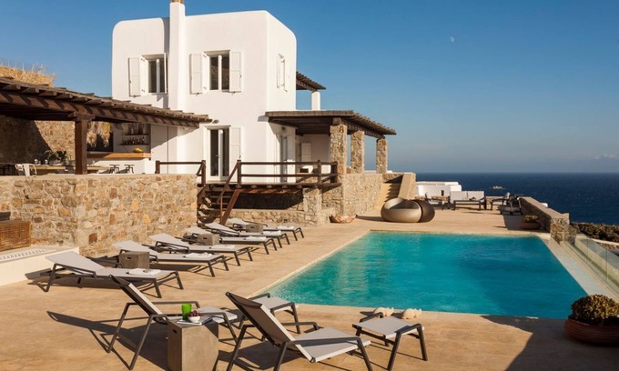 Agios Ioannis Villa | Villa Louros - Ocho Habitaciones Villa, Capacidad 16