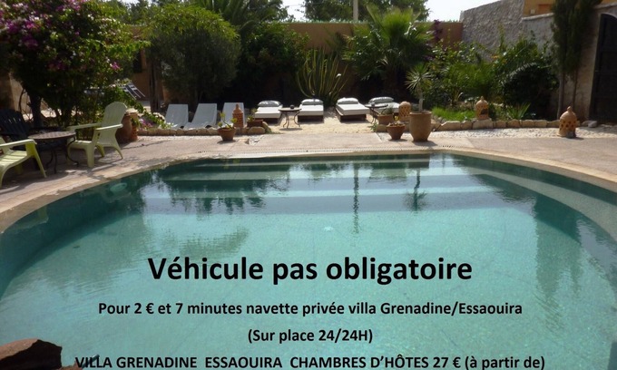 Essaouira Casa | Villa Grenadine 7 dormitorios 5 Baños Desayuno incluido Piscina