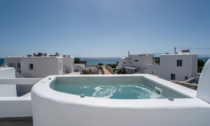 Kastraki Villa | Villa 'Helen Luxury Mare' con vistas al mar, Wi-Fi y aire acondicionado