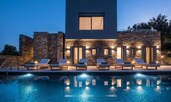 Agios Nikolaos Villa | Villa Hermione - Junto a la playa de Havania - 7 plazas