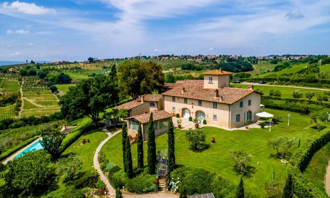 Tavarnelle Val di Pesa Villa | Villa Il Sensale - Seis Habitaciones Villa, Capacidad 12