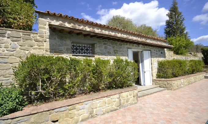 Il Borgo Casa | Apartamento con piscina, vistas a Cortona