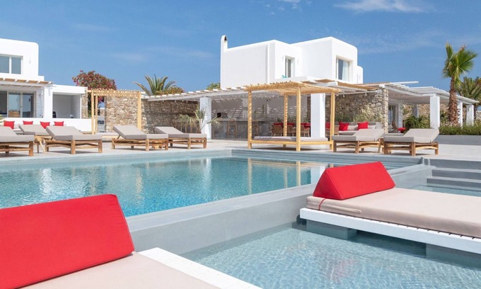 Kalafatis Villa | Villa en Dhriopís con 20 habitaciones, capacidad 40