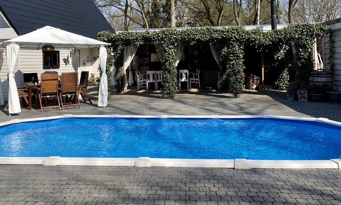 Wateren Casa | Villa en Drents-Friese Bos con Piscina