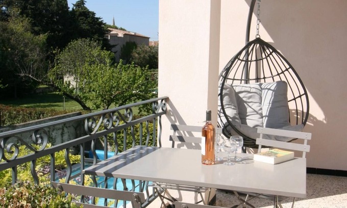 St.-Remy-de-Provence Villa | Villa en el centro de Saint-Remy con jardín, piscina, sauna