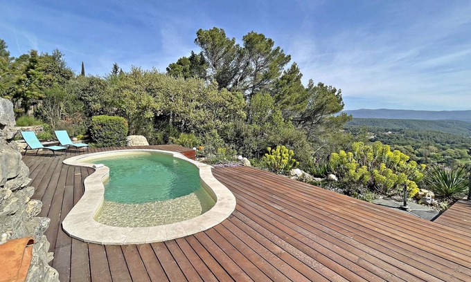 Sillans-la Cascade Casa | Villa Isabella - Cosy Villa Avec Piscine Avec vue Pour 4 Pers