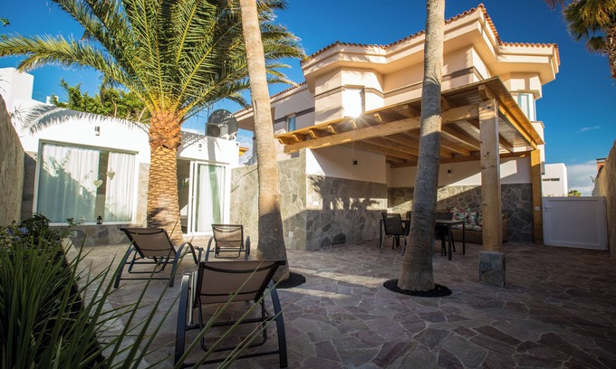 Solana del Matorral Casa | Villa Jandia Luxury Bungalow with WiFi and AC in enjoyable Morro Jable