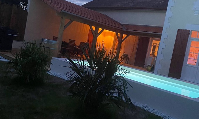 Lit-et-Mixe Casa | Villa-jardin-piscine-