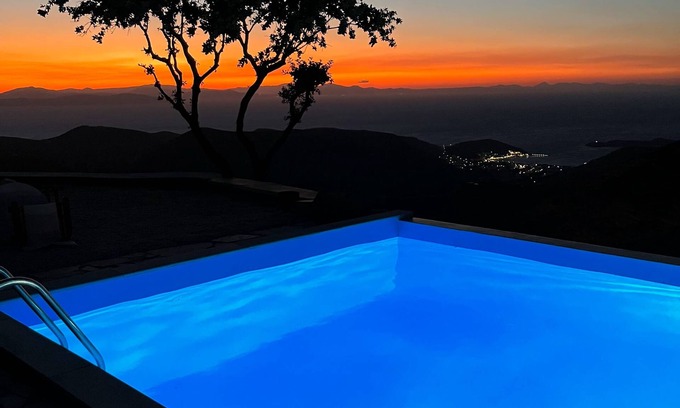 Kea Villa | Villa Keanna en Kea Island - Increíble vista del atardecer