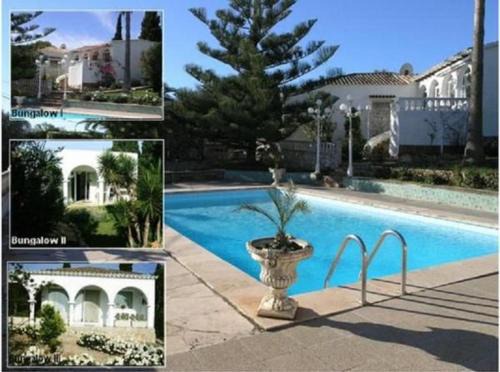Cala Romantica Casa | Villa La Noria Maurische Bungalows Großer Pool Garten Mit Rasen Und Großen Terrassen