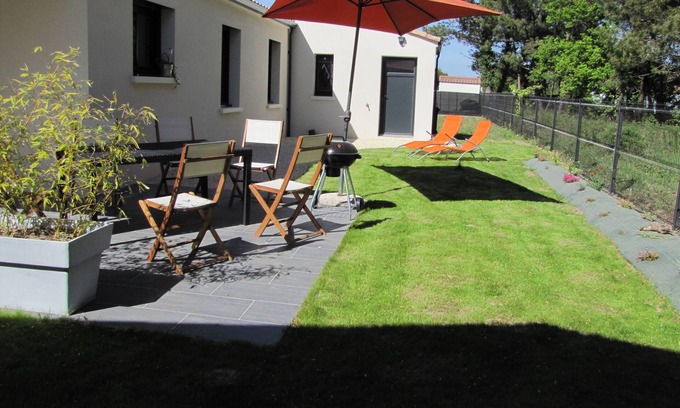 Les Mathes Casa | Villa 2016 La Palmyre / Les Mathes Terraza cubierta con jardín WIFI RES SEGURO