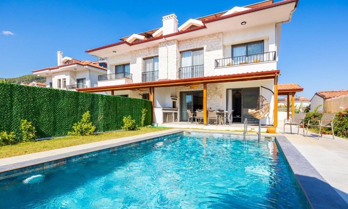 Dalyan City Center Villa | Villa Lidya - Cinco Habitaciones Villa, Capacidad 10