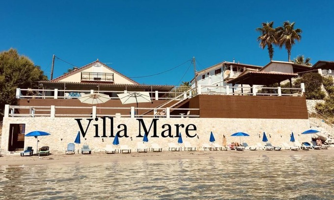 Agios Sostis Villa | Villa "Mare Zante" con vistas al mar, jardín y Wi-Fi