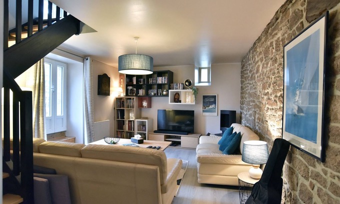 Quevert Casa | Villa Mi-Syl- Jolie maison en pierre à Quévert