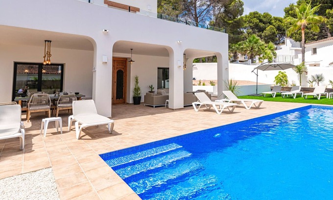 Moraira Villa | Villa Milana Vistas & playa a 5 Min