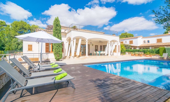 Porto Cristo Villa | VILLA MURTA - Villa con piscina privada y vistas al mar en Porto Cristo. WiFi Gratis