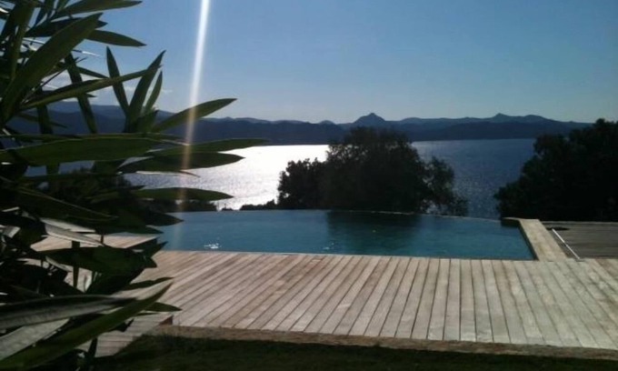 Patrimonio Villa | Villa de 8000m2 impresionantes vistas del Golfo de St Florent piscina de borde infinito