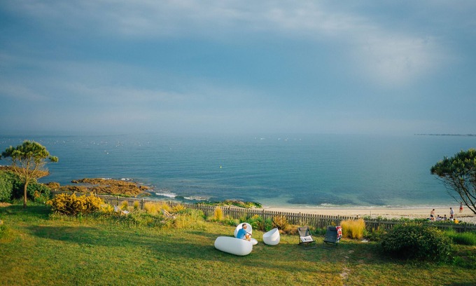 Combrit Casa | Villa rara frente al mar, acceso directo a la playa cerca de Bénodet y Concarne
