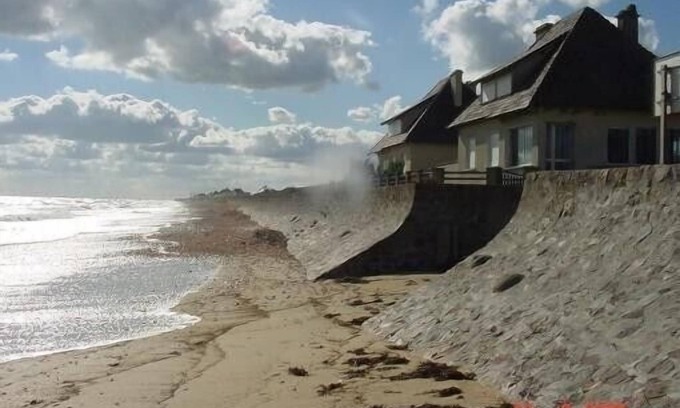Fontenay-sur-Mer Villa | Villa en primera línea de mar - costa quineville-este de cotentin-golf de fontenay