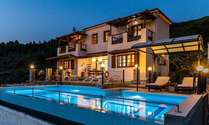 Stafylos Villa | Villa Papearethos - Villa increíble con piscina privada