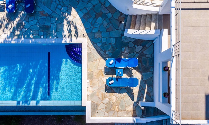 Glossa Villa | Villa con piscina y vistas extraordinarias