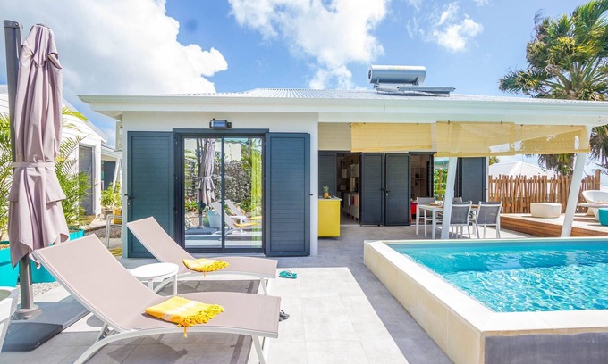 Sainte-Anne Villa | Magnífica vista al mar 4 * villa, piscina, WIFI, zona tranquila