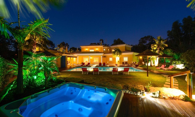 Penina Villa | Villa Jardines Penina Con aire libre climatizada, jacuzzi y jardines tropicales