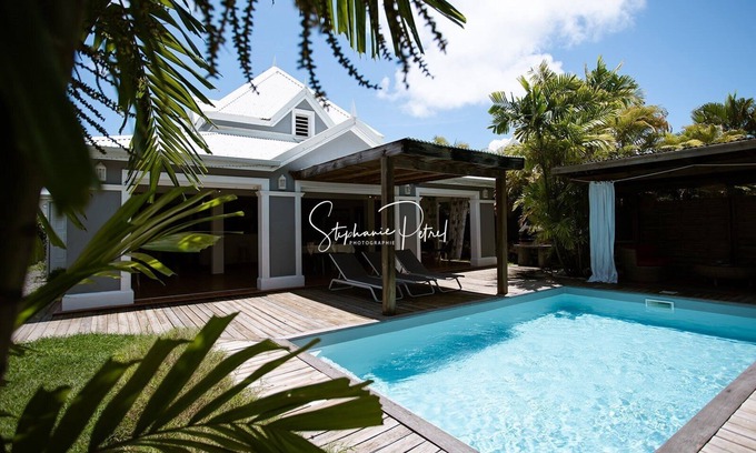 Anse des Rochers Villa | Villa petite-terre, vacaciones con amigos o familiares, 6 personas, con piscina
