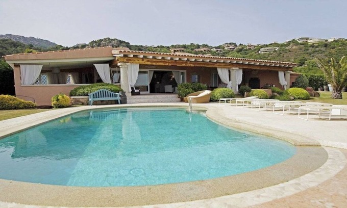 Porto Cervo Villa | Villa-De Lujo-Baño con ducha-Vista a la Piscina