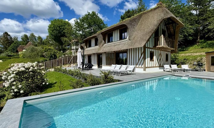 Touques Casa | Villa Pier'Art - Deauville Trouville - Piscina, Tenis, Vista al Mar