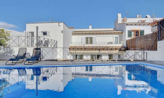 Port d'Andraitx Villa | Villa Port Andratx con piscina privada de agua salada, terrazas y jardín