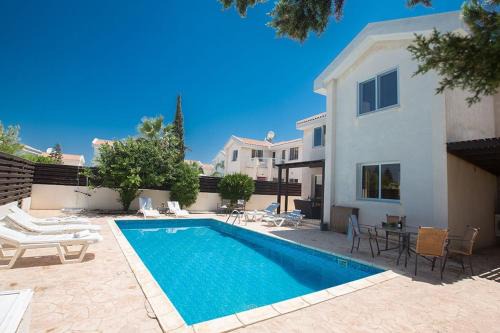 Pernera Villa | Villa Protaras Eos, Modern 3Bdr Protaras Villa With Pool, Short Walk To All Beachresort Centre