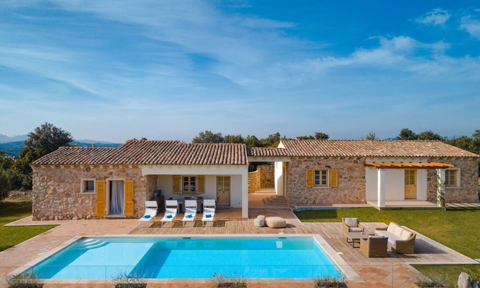Arzachena Villa | Villa 'Ruja' con vistas al mar, Wi-Fi y aire acondicionado