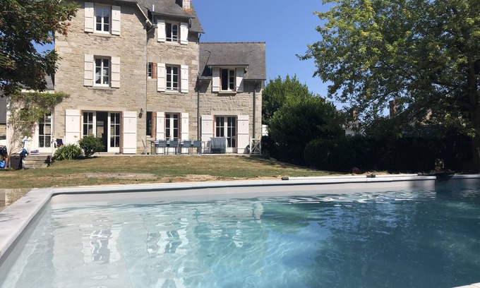 Saint-Cast-le-Guildo Casa | Villa Saint Cast Le Guildo con piscina