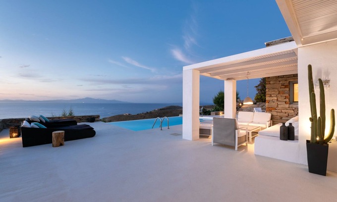 Kea Villa | Villa de lujo con piscina infinita privada, vistas impresionantes, calma