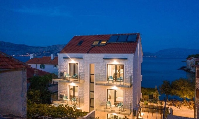 Postira Apartamento | Villa Sanja, One bedroom apartment with Balcony, sea view