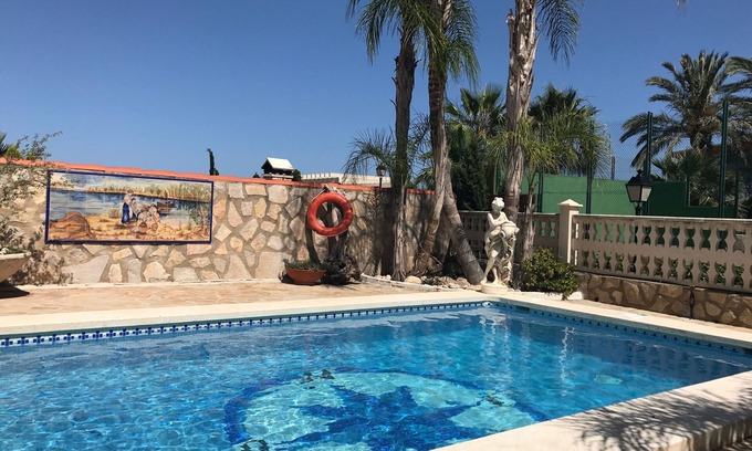 Peniscola Villa | Solmar Villa con vistas panorámicas, Wi-Fi, aire acondicionado, parking y piscina Privée