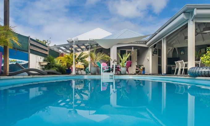 Sainte-Anne Villa | Villa Ste Anne CARBET ISLAS - 6/7 POOL & SPA - Bourg y playa 800 m