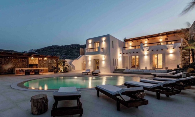 Kanalia Villa | Villa 'The Blue Diamond' con vistas al mar, Wi-Fi y aire acondicionado