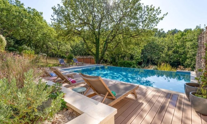 Saignon Villa | Villa Vauvert, enchanting country residence with private infinity pool