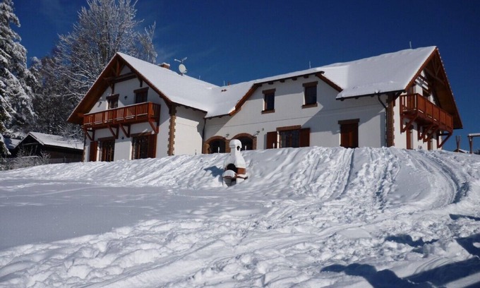 Lipno nad Vltavou Casa | Villa de lujo Victoria, 7 habitaciones, capacidad máxima de 16 personas con impresionantes vistas al lago