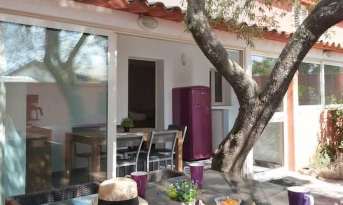 Porto-Vecchio Casa | Pequeña casa 4/5 personas con aire acondicionado con piscina climatizada.