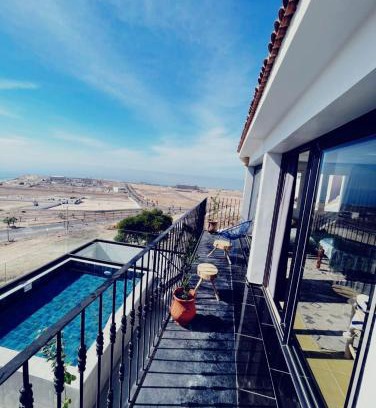 Tamraght Villa | Villa vue mer TAMRAGHT avec piscine et terrasses 15 lits
