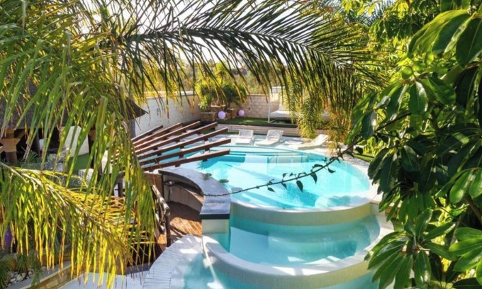 El Puerto de Santa Maria Casa | Villa con Piscina de diseño, bar en piscina, jacuzzi, cama balinesa