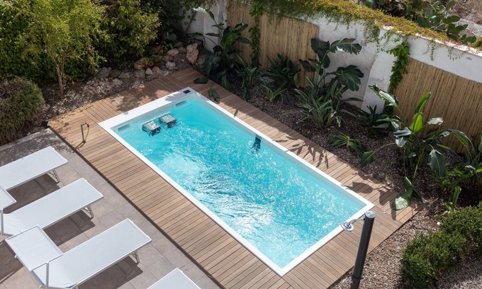 Municipio 1 Villa | Villa "Water Run" con vistas al mar, piscina privada y Wi-Fi