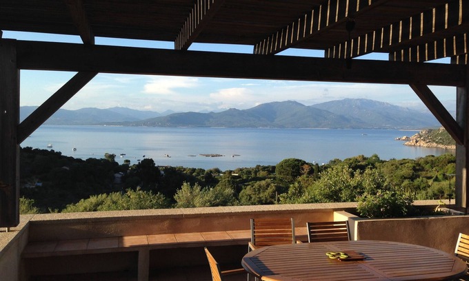 Belvedere-Campomoro Villa | Villa with swimming pool, 10 minutes from the beach on foot, exceptional sea view