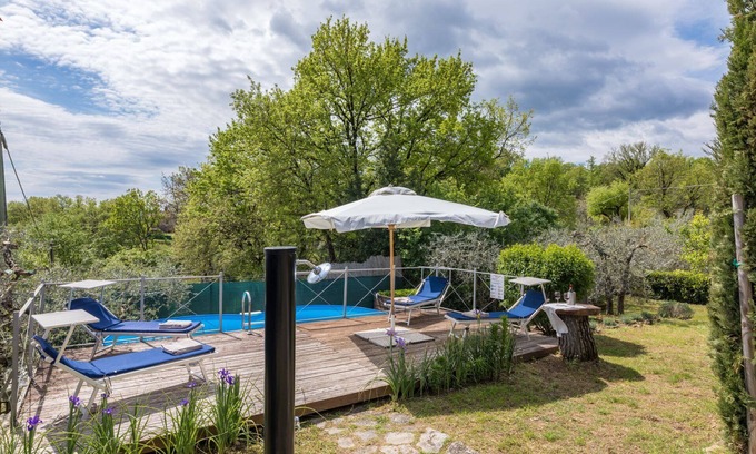 Sovicille Villa | Villa privada con jardín y piscina cerca de Siena.