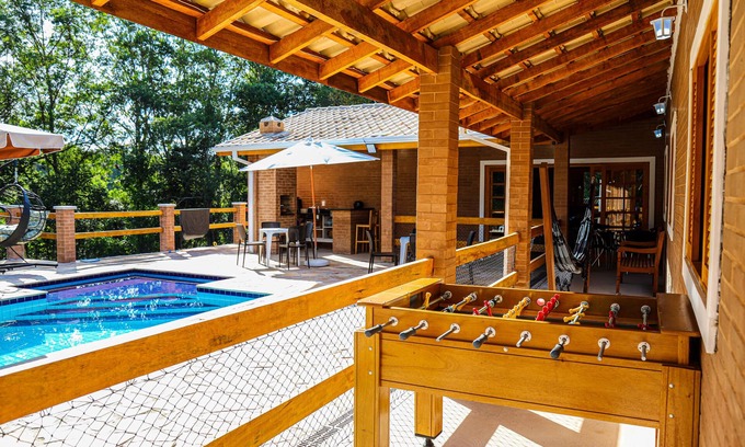 Campinas Casa | Cottage with heated pool in gated community