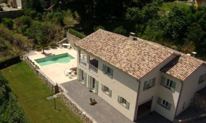 Chambonas Villa | Villa con piscina y vistas impresionantes, 14 personas, se admiten mascotas.