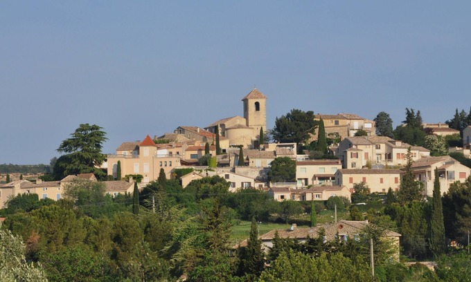 Vinsobres Villa | Villa con piscina y vistas al Ventoux a las afueras del pueblo de Vinsobres.